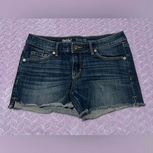 Mossimo Mid Rise Dark Denim Shorts